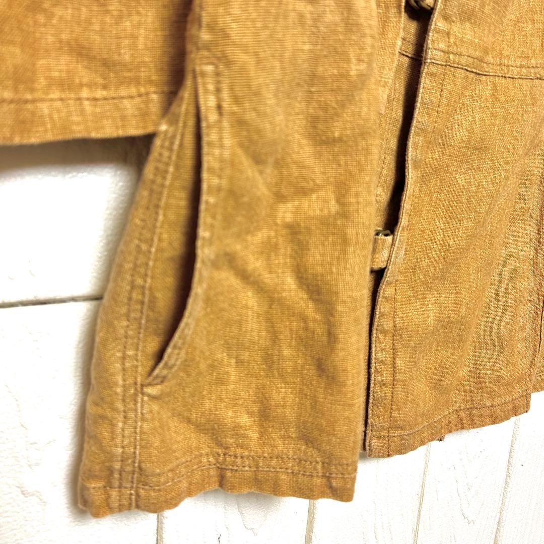 Plantation プランテーション リネン 変形ジャケット ベルトデザイン