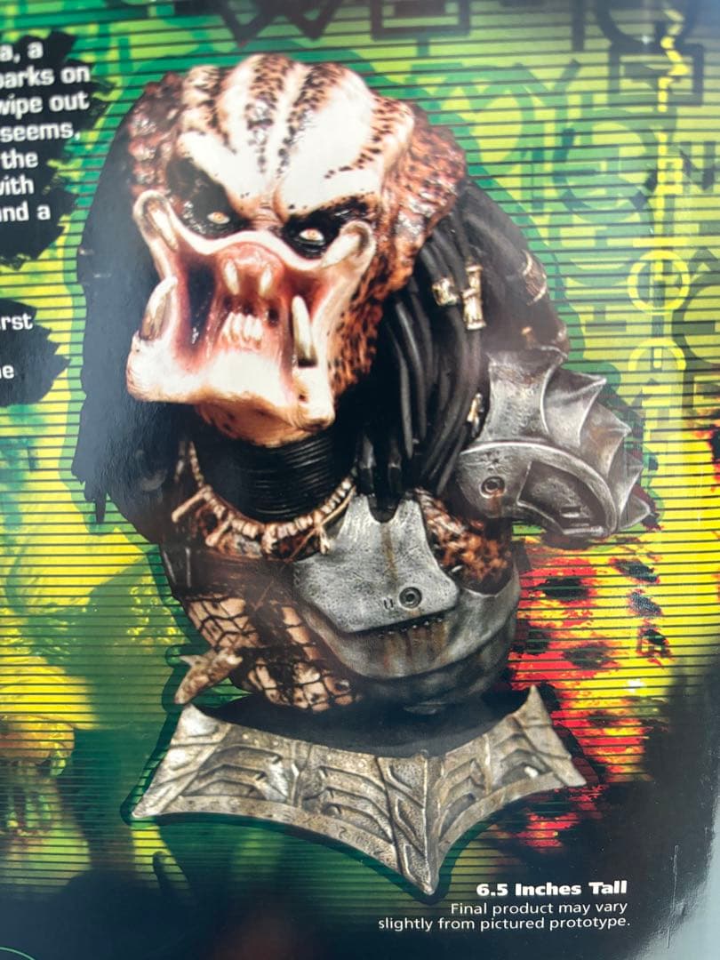 プレデター/フィギュア/バスト/スタチュー/限定/胸像/パリセイズ/箱付/豆魚雷