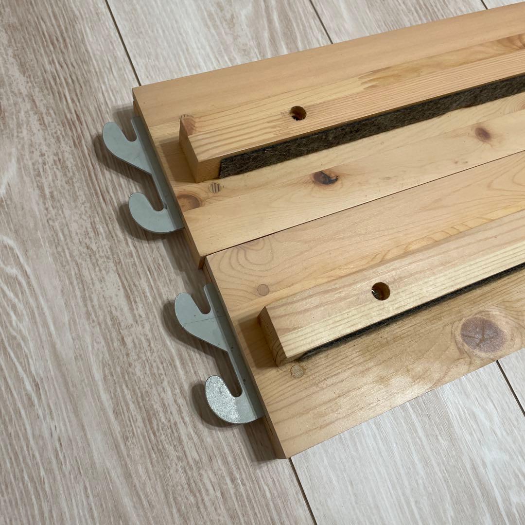 送料込み　無印良品　ナチュラルウッド シングルベッドフレーム　簡単組み立て式