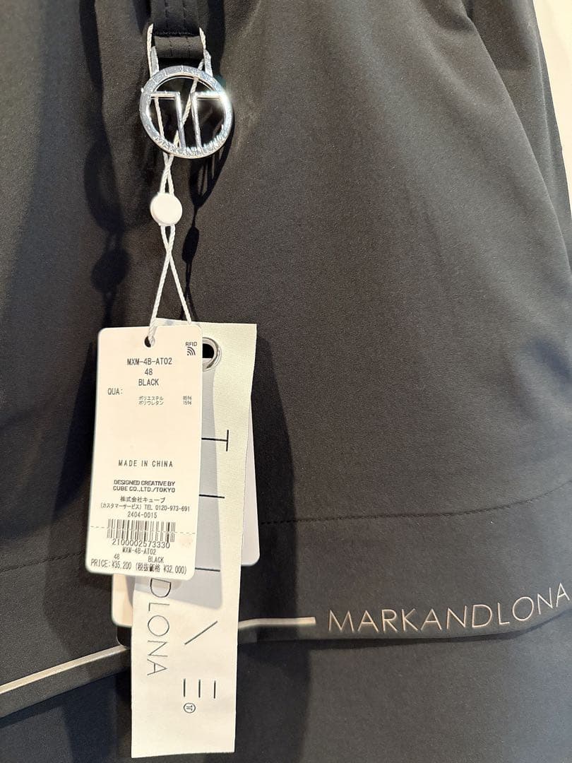 新品 ★ MARK&LONA ショーツ マーク＆ロナ ハーフパンツ 黒