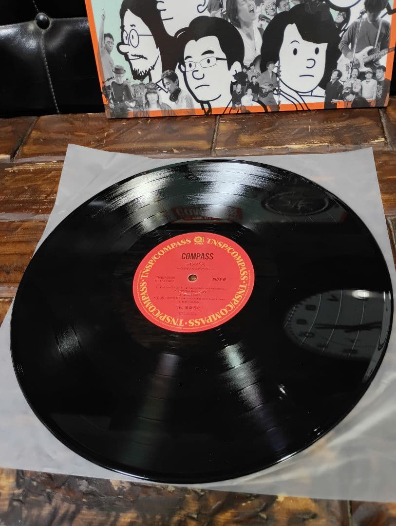直筆サイン　入り　限定　LP　The東南西北　30周年記念　コンパス　重量盤