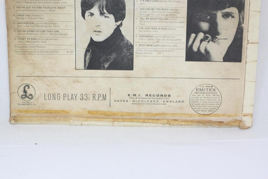 英LP The Beatles Help! UK盤 Mono ヘルプ!