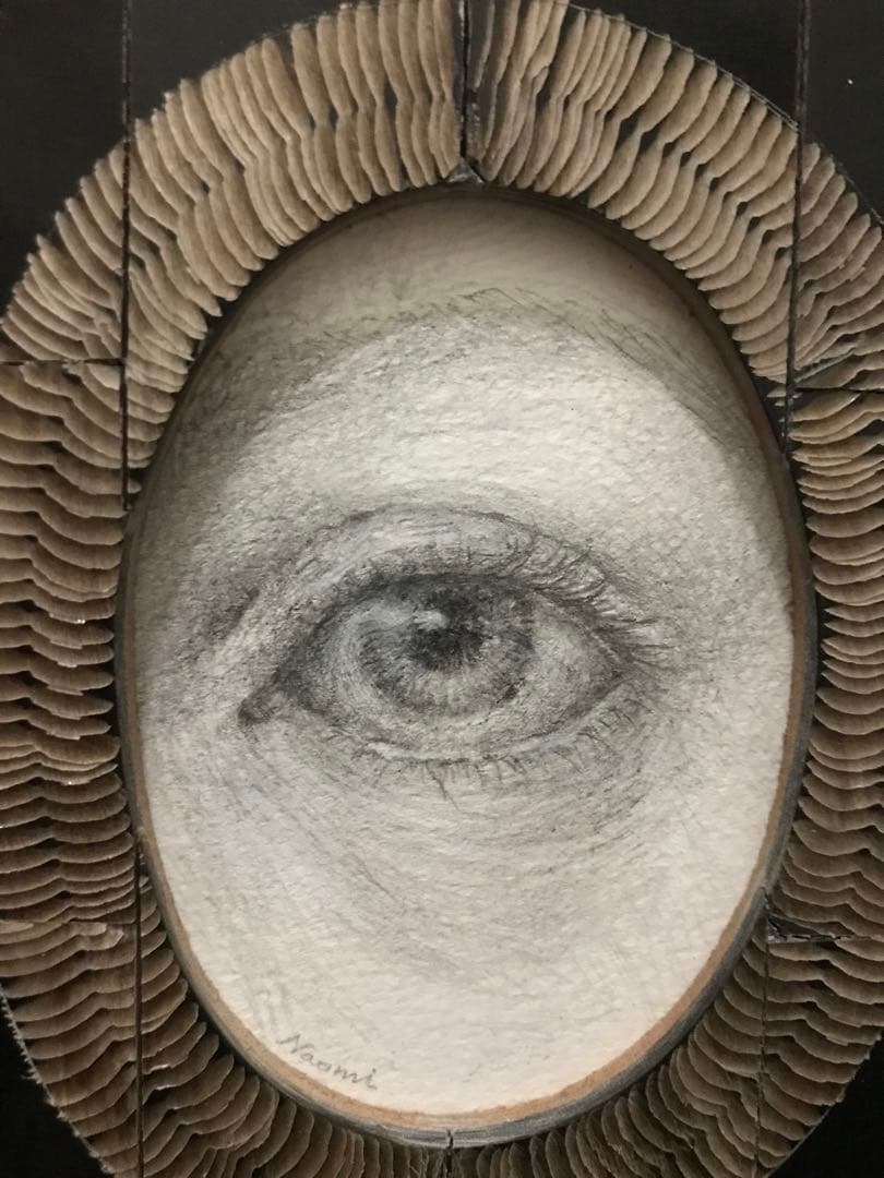 額装品· 原画 「片方の瞳·左目」作品Ｎｏ．99