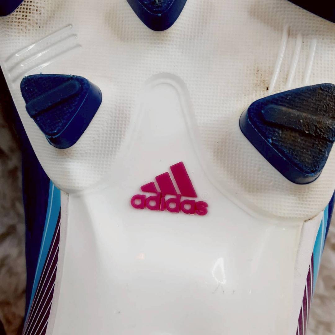 美品 27.5㎝◎アディダス ADIZERO F50 サッカースパイク ブルー