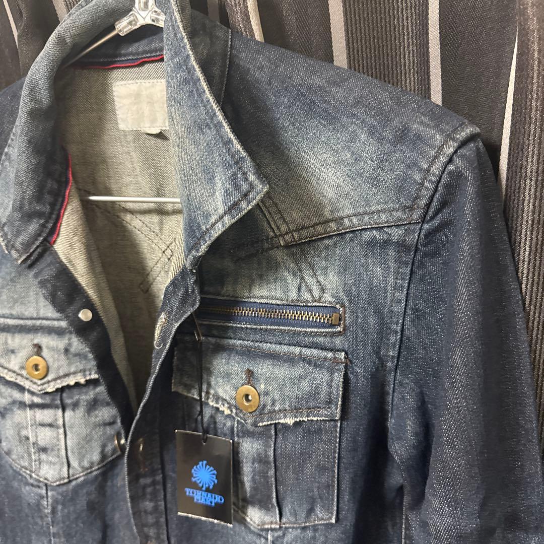 トルネードマート　ダメージオーシャン加工Gジャンデニム