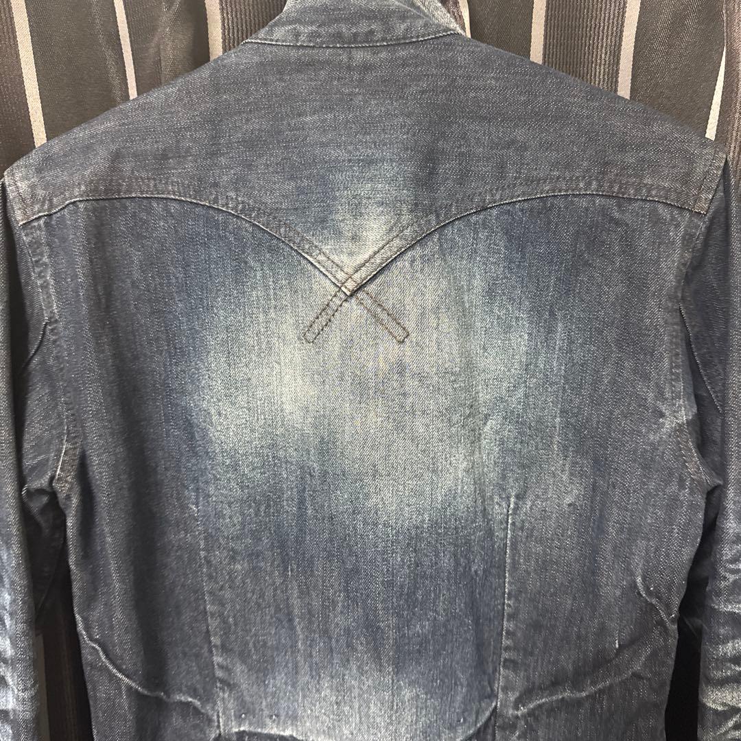 トルネードマート　ダメージオーシャン加工Gジャンデニム