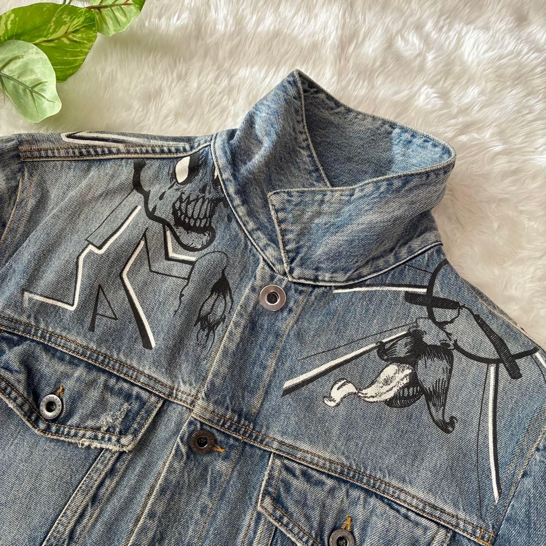 希少52✨DIESEL BLACK GOLD　ジャルテグラフ デニム ジャケット