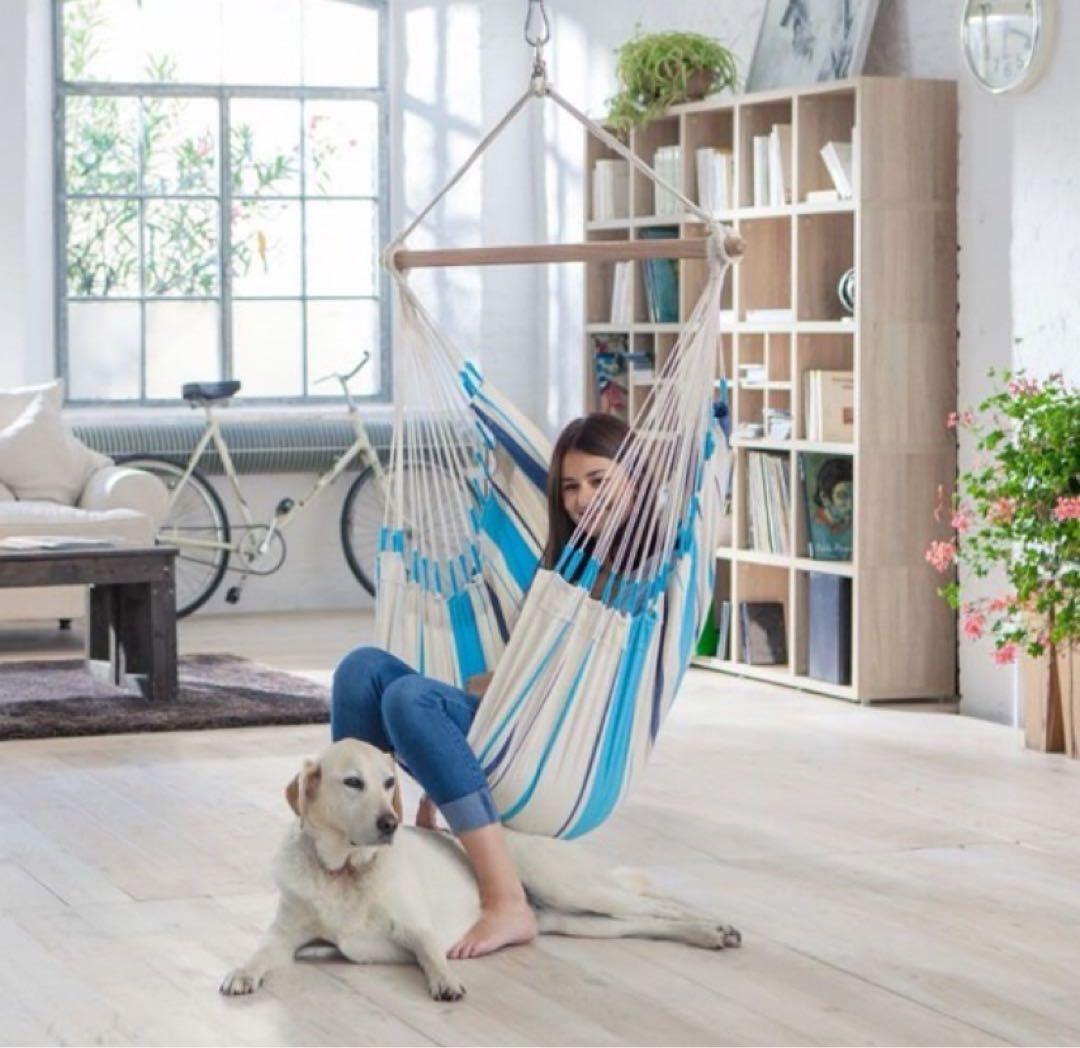 LA SIESTA（ラ・シエスタ）ハンモックチェア　アクアブルー