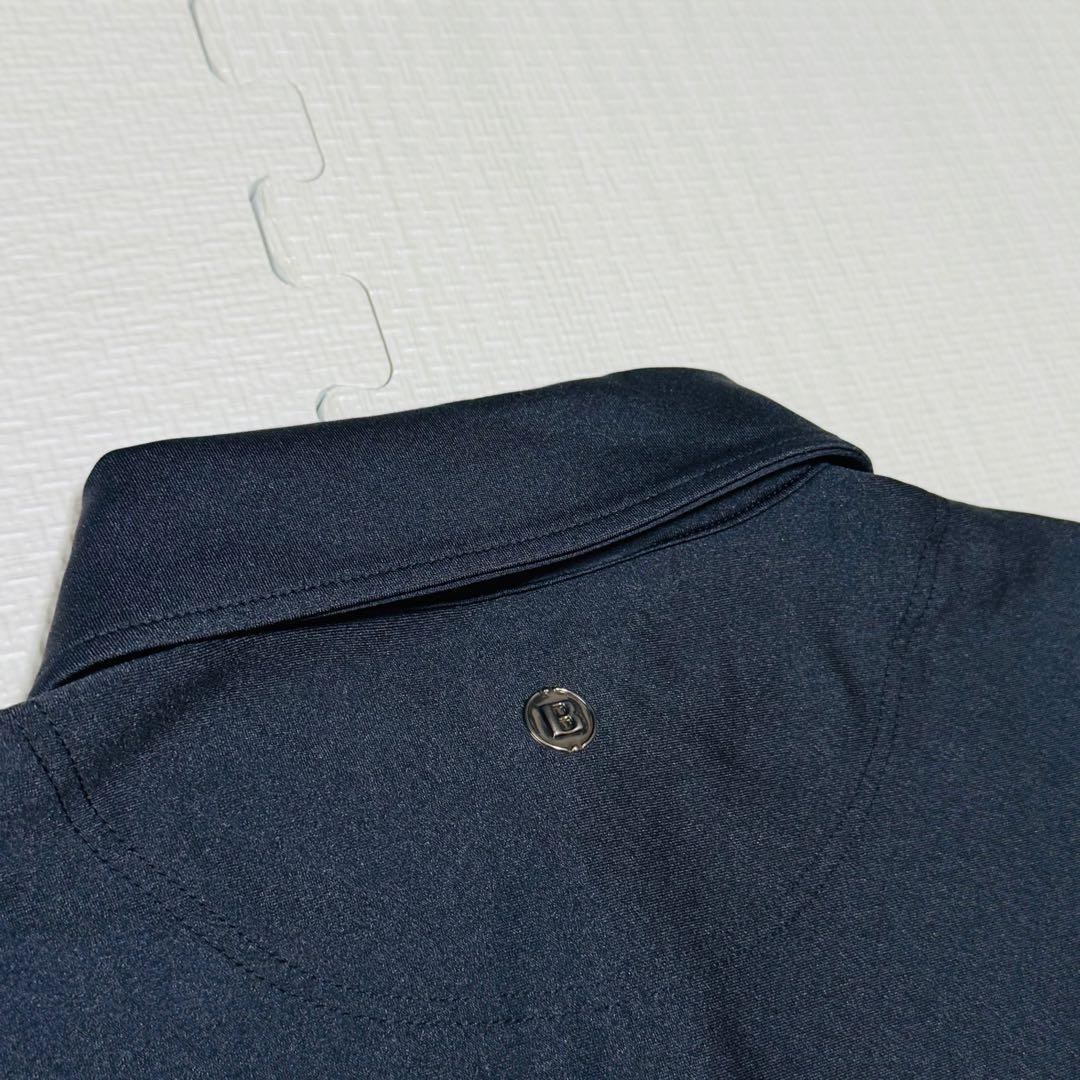 ブリーフィング　ポロシャツ　黒　長袖　Sサイズ