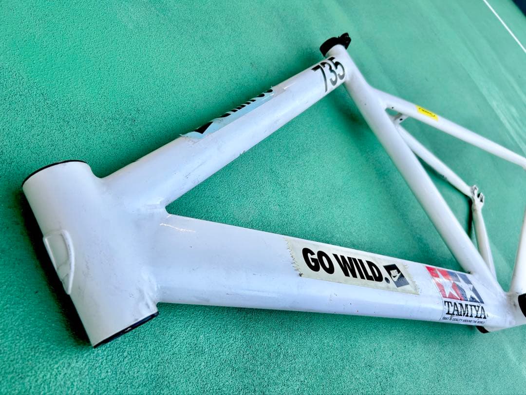 【リーダーバイク/LEADER735フレーム】割れ有！要確認品★サイズL