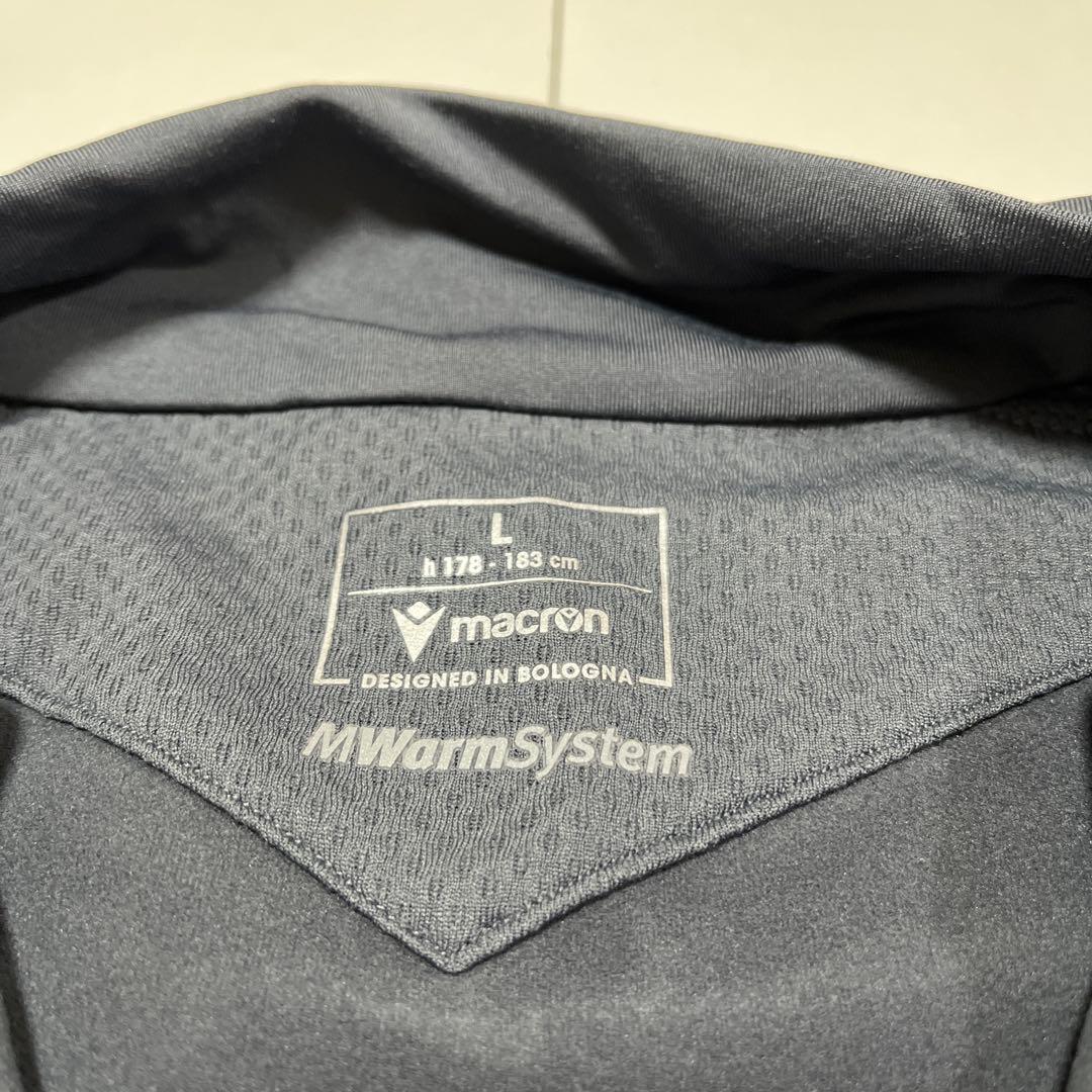 macron レクサム 長袖トレーニングウェア Lサイズ ハーフジップ