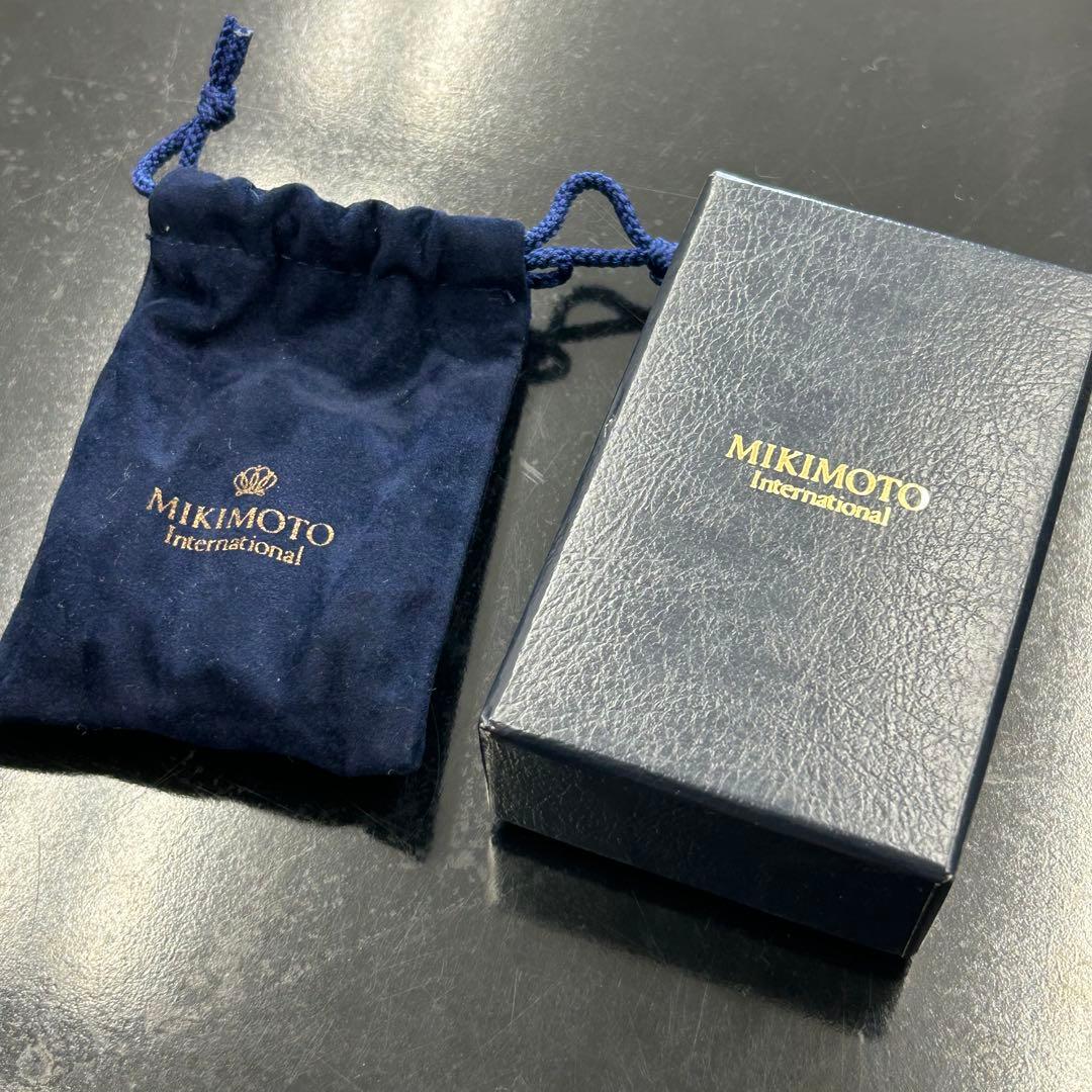【美品】 MIKIMOTO ミキモト 手持ち時計 ブルー ゴールド 真珠付 貝型