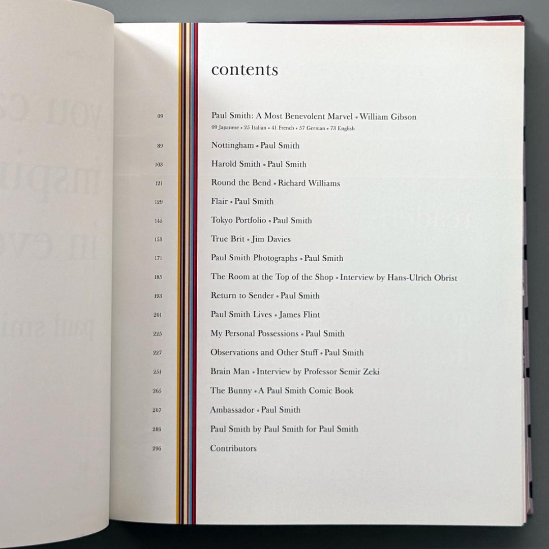 ポ－ル・スミス ブランドブック 2002年 Paul Smith 洋書 限定本