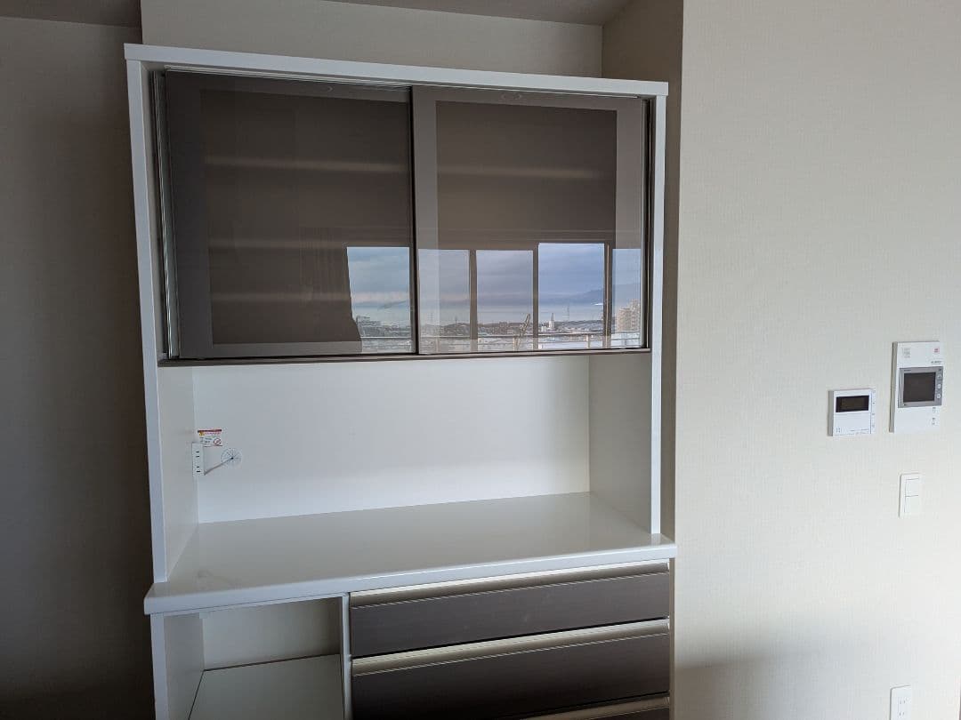 パウモナ食器棚LF幅120×高さ198×奥行45 日本製 LF-S1200R