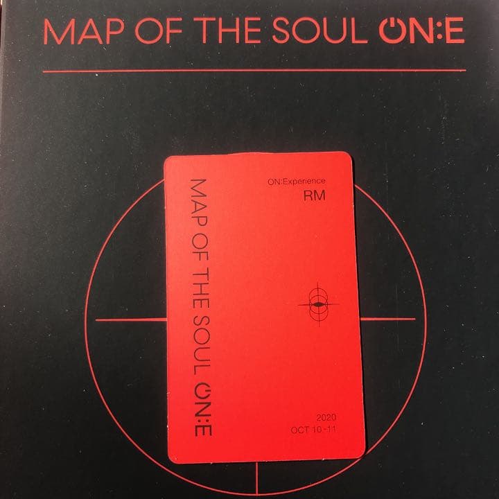 BTS ナムジュン　トレカ　MAP OF THE SOUL ONE RM