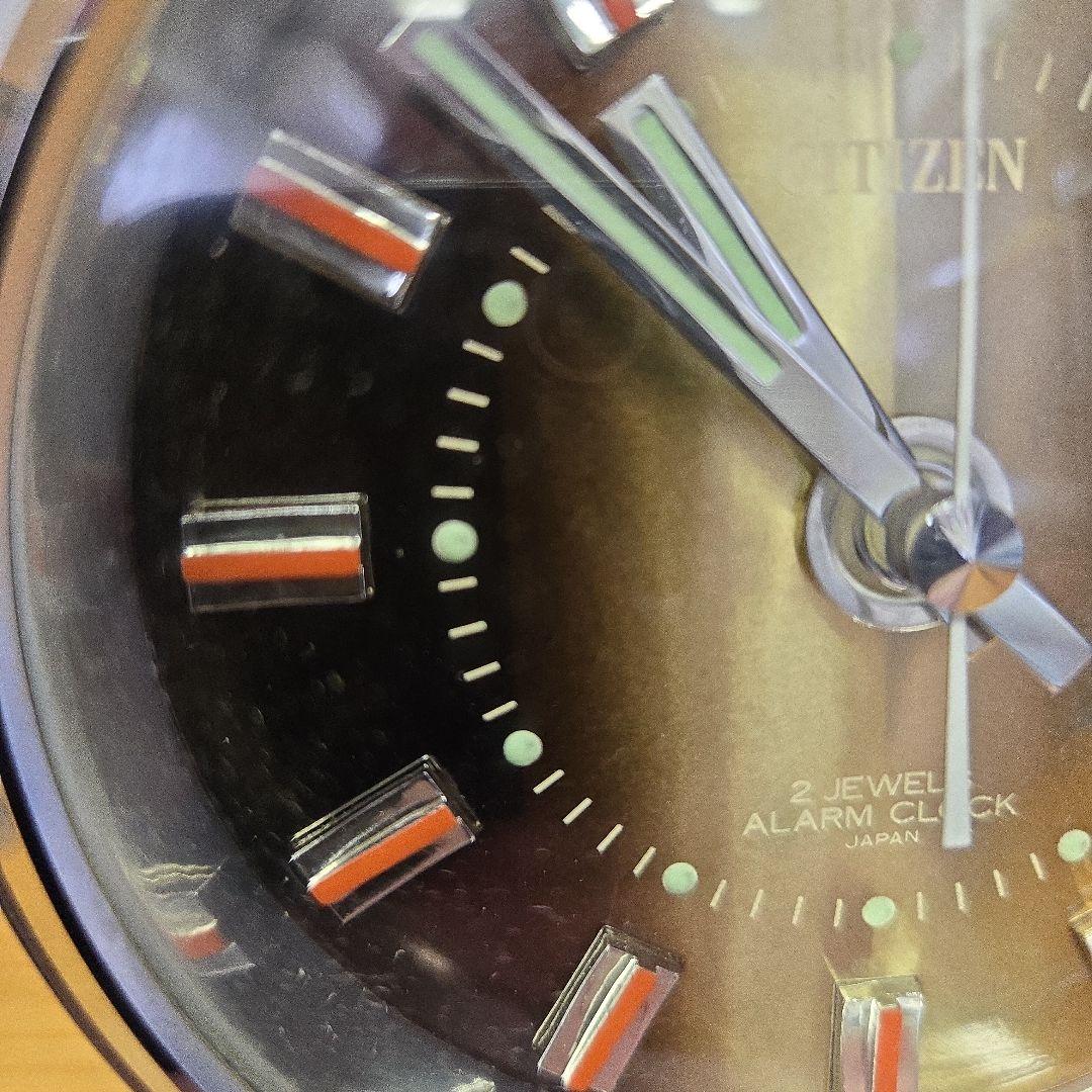 希少　CITIZEN シチズン ゼンマイ目覚し時計 スペースエイジ