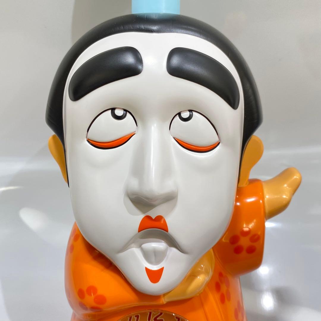 美品 音出し確認済み RHYTHM 志村けんのバカ殿様 おしゃべり目覚まし時計