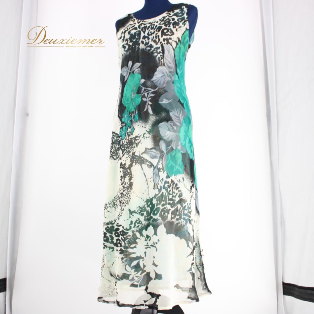 【美品 社交ダンス衣装】リバーシブル ワンピース KOBE zac zac