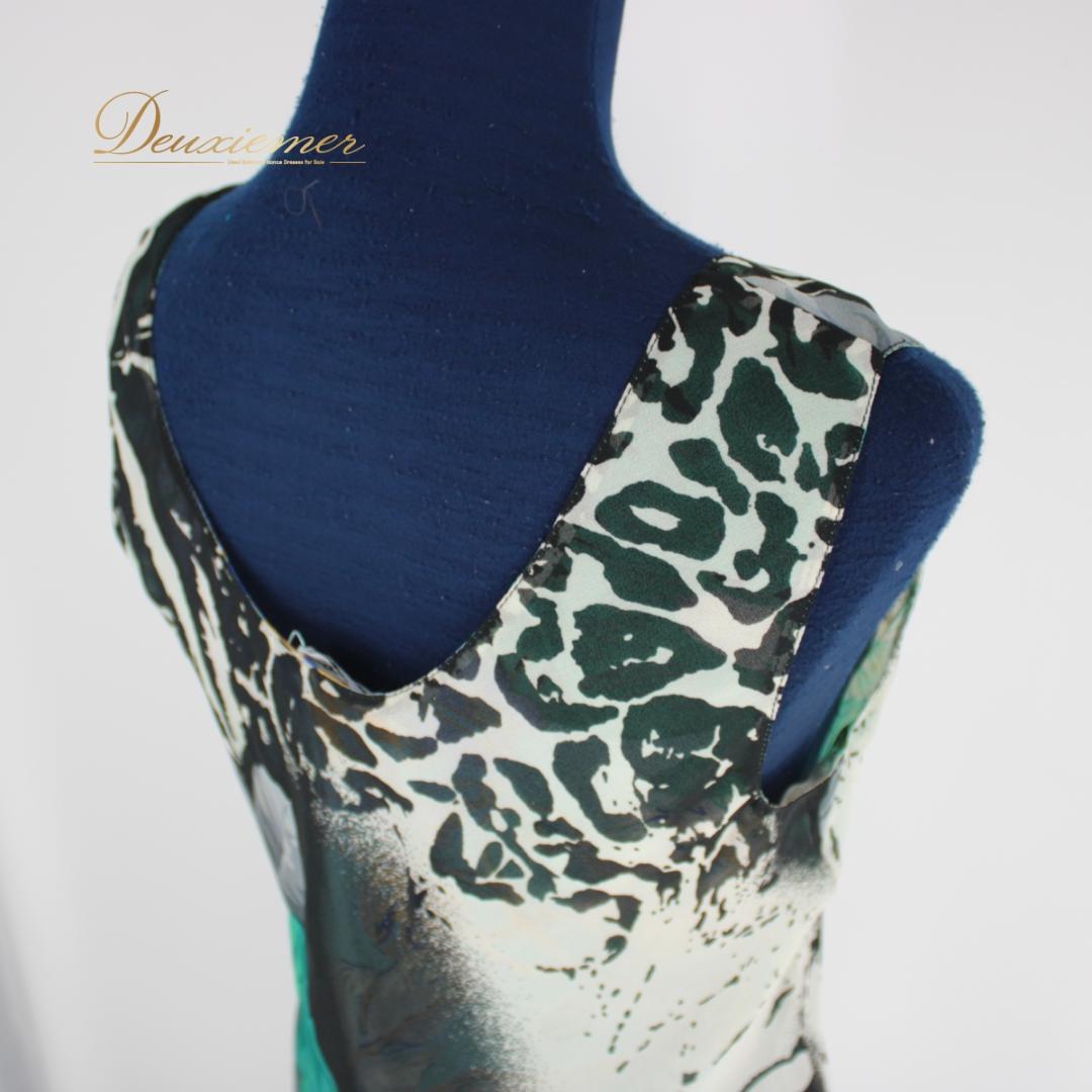 【美品 社交ダンス衣装】リバーシブル ワンピース KOBE zac zac