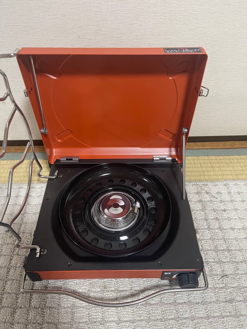 Iwatani アウトドアカセットコンロ オレンジ