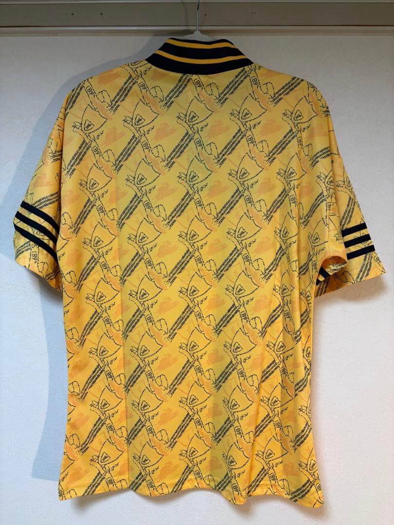 リバプールFC adidas ジャージ 黄色94/95