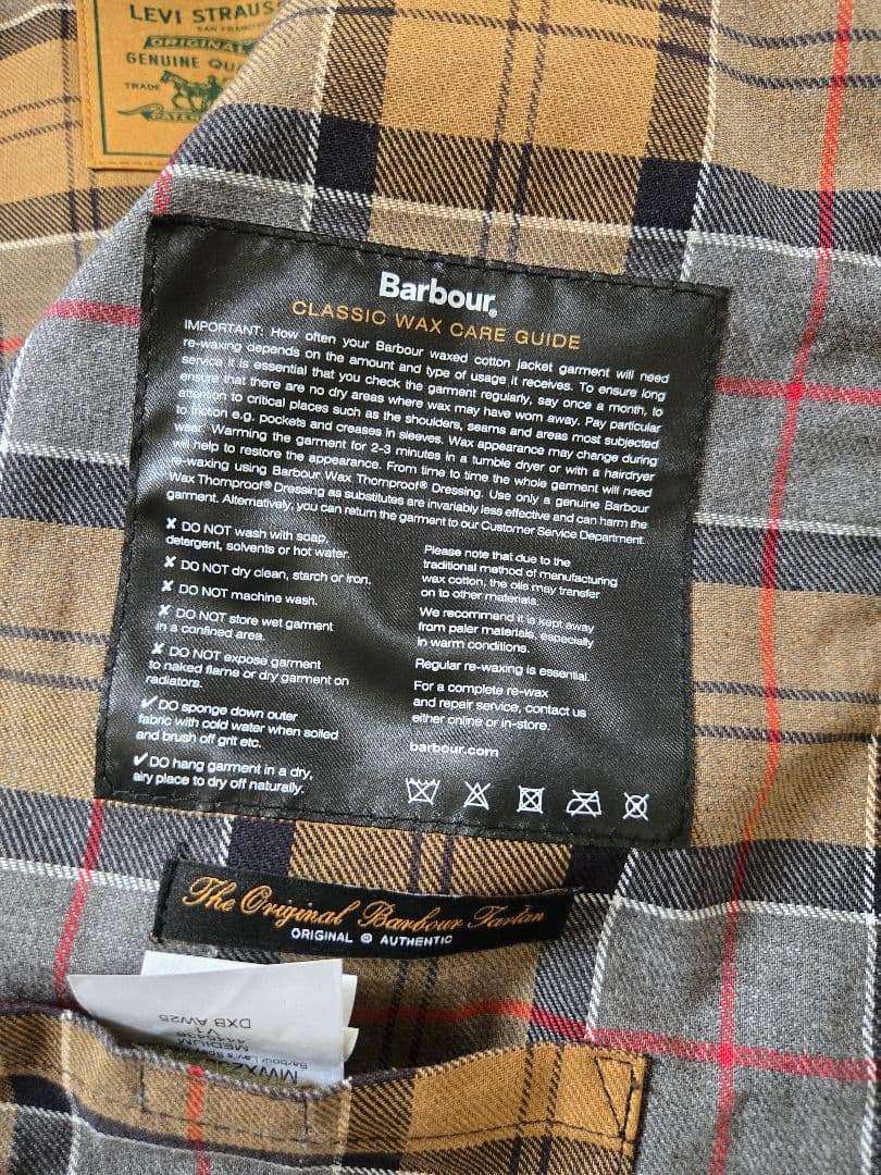 Barbour×Levi's 【SPEY / スペイ】ワックスショートジャケット