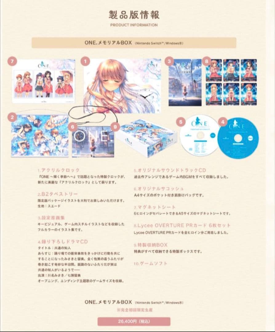 【新品】Switch ONE. メモリアルBOX Amazonタペストリー付