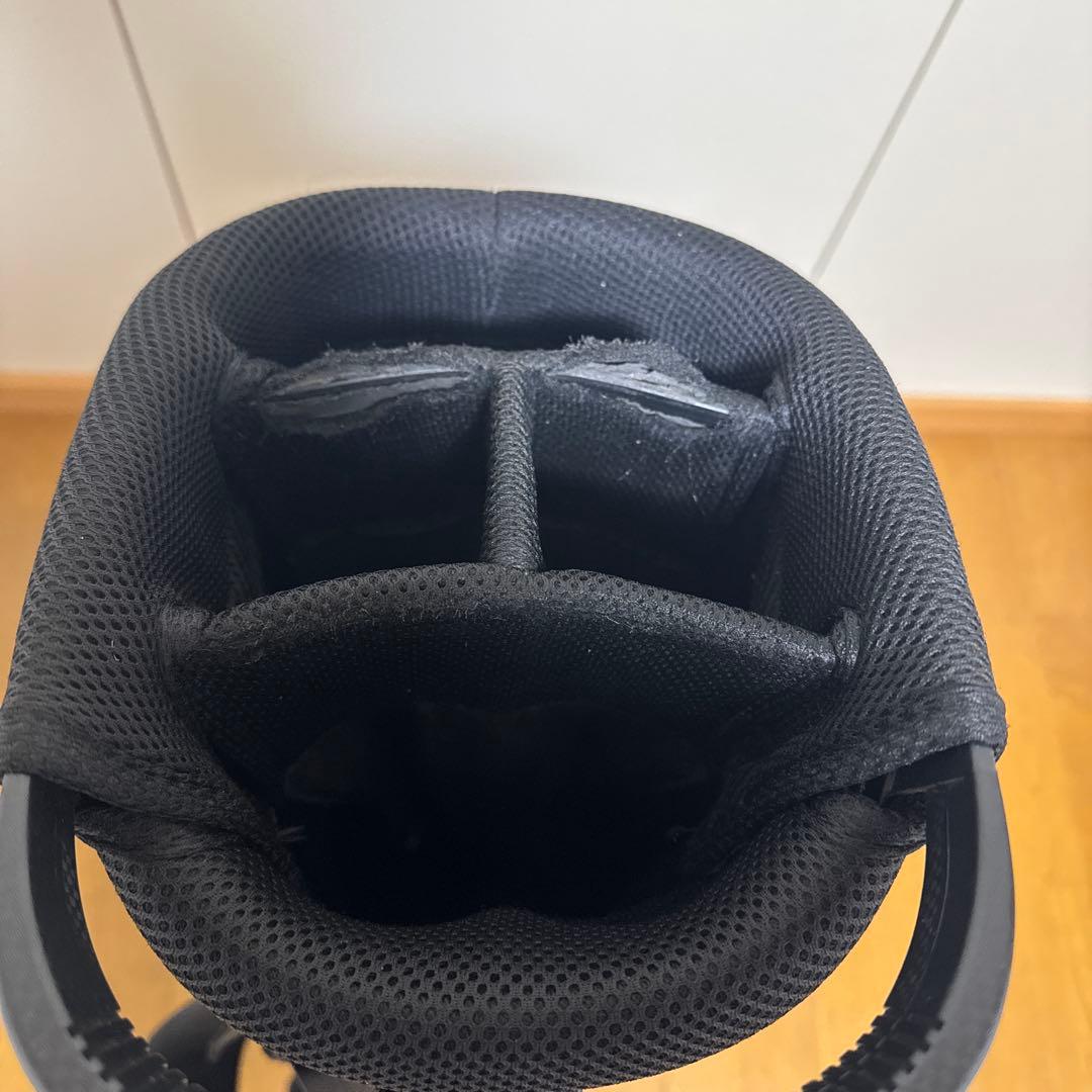 イエローロブスターキャディーバック　4種類ヘッドカバー付き